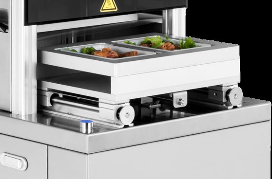 Factory Direct Sell Commercial  Automatic Modified Atmosphere Vertical Sealer Plastic Customized Tray DQ320L-E Tray Sealer