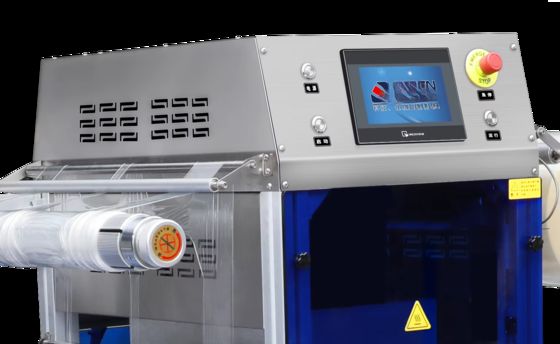 Full-Automatic Chain Vacuum packaging Sealing Machine Plastic Tray Sealer DQ580AT-V High Quality Tray Sealer