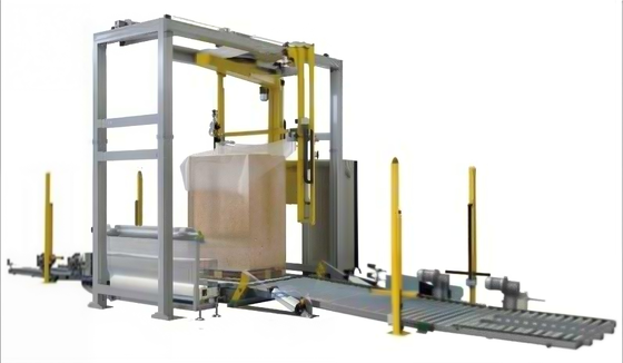Arm Wrapping Machine Surrounding Film Pallet Wrapper with Top Film Covering Packing Full Automatic Spiral Arm Winding Machine