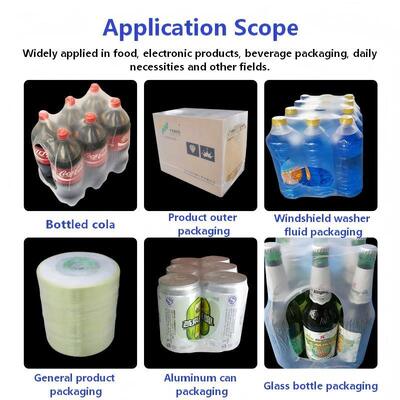 Large Semi-automatic sleeve shrink wrapper for mineral water bottles beverage beer cans PE/POF film shrink wrapping