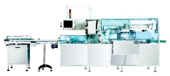 Macchina di cartonaggio automatico continuo per bottiglie di piccole dimensioni/tabelle di alluminio-plastica/contenitori cosmetici