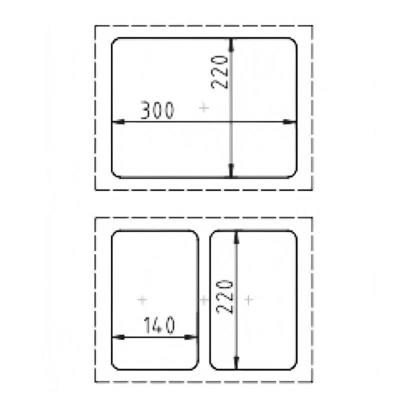 Stainless Steel Compact Manual Tray Sealer FR370E with 1 Year Warranty for Food Packaging