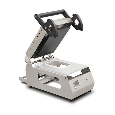 Sigillatrice manuale per vassoi DQ-5 per confezionamento alimentare Facile da usare Confezione per alimenti e carne per contenitori di plastica Vassoio per alimenti Taglio trasversale Sigillatrice per vassoi