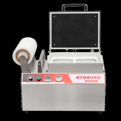 Macchina per sigillatura sottovuoto a pressione manuale DQ300VST con acciaio inossidabile alimentare 304 e stampo in alluminio anodizzato 6061 per la sigillatura di vassoi per fast food