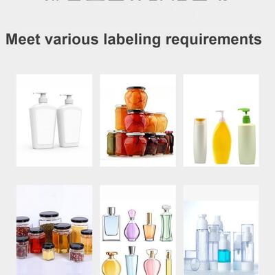 Semi-automatic Multi - Function Rolling Labeling Machine CH-616A for Plastic Boxes and Conical Bottles and Glasses