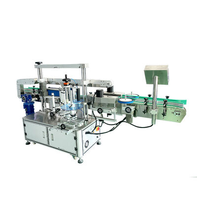 Macchina etichettatrice automatica a lato singolo, macchina etichettatrice per flaconi piatti di detersivo per piatti CH-901 macchina etichettatrice per porcellana