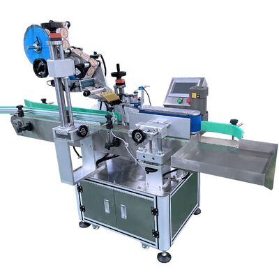 Macchina automatica a doppio testata per l'etichettatura di bottiglie rotonde CH-306 macchina automatica per l'etichettatura di etichette sul collo